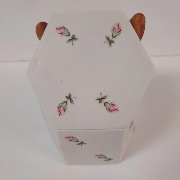 Vintage Ceramic Kittens in a Hat Box with String Music Box by Seymour Mann - Picture 4 of 10